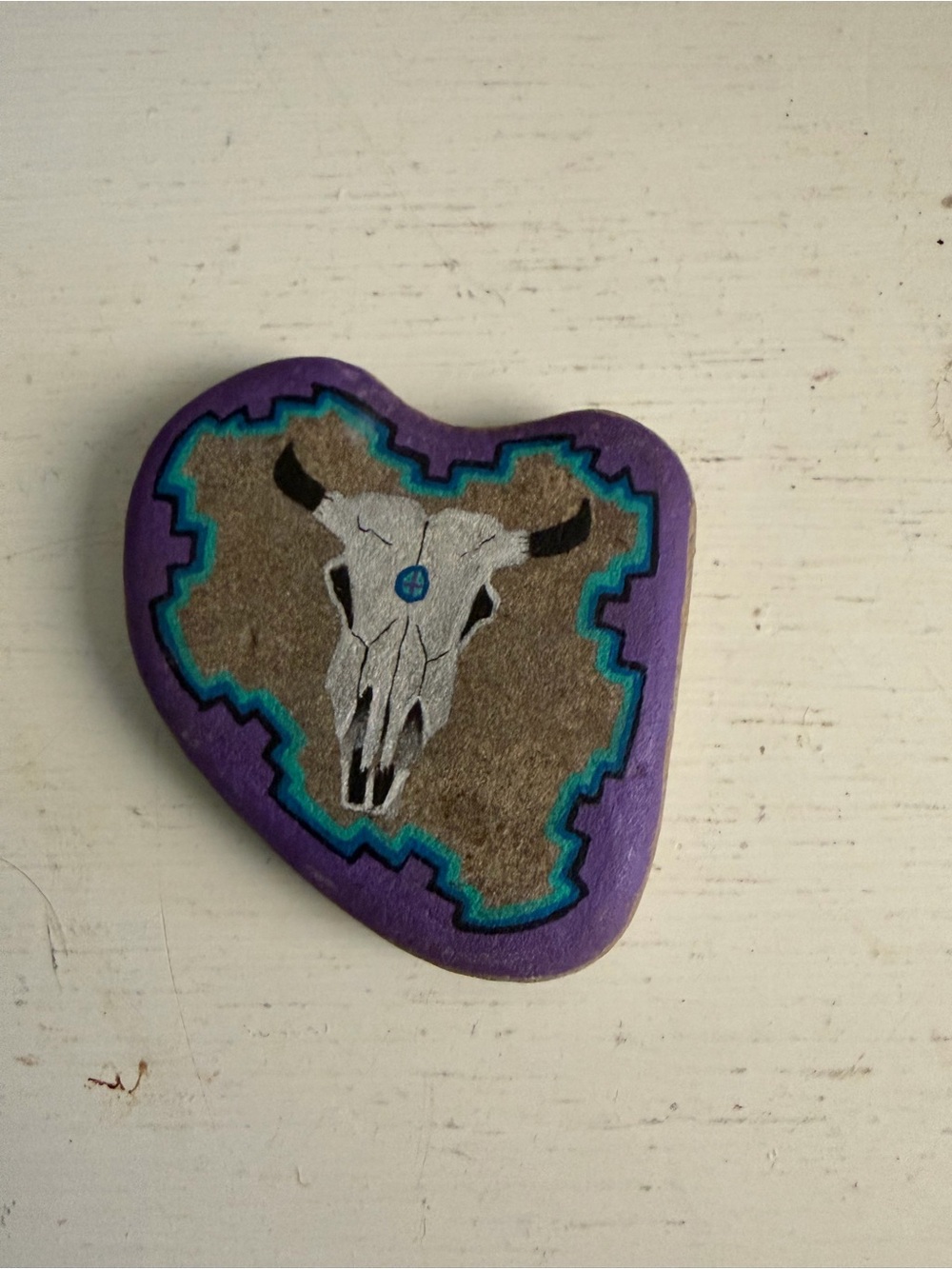 Native American Vintage Hand-Painted Rocks